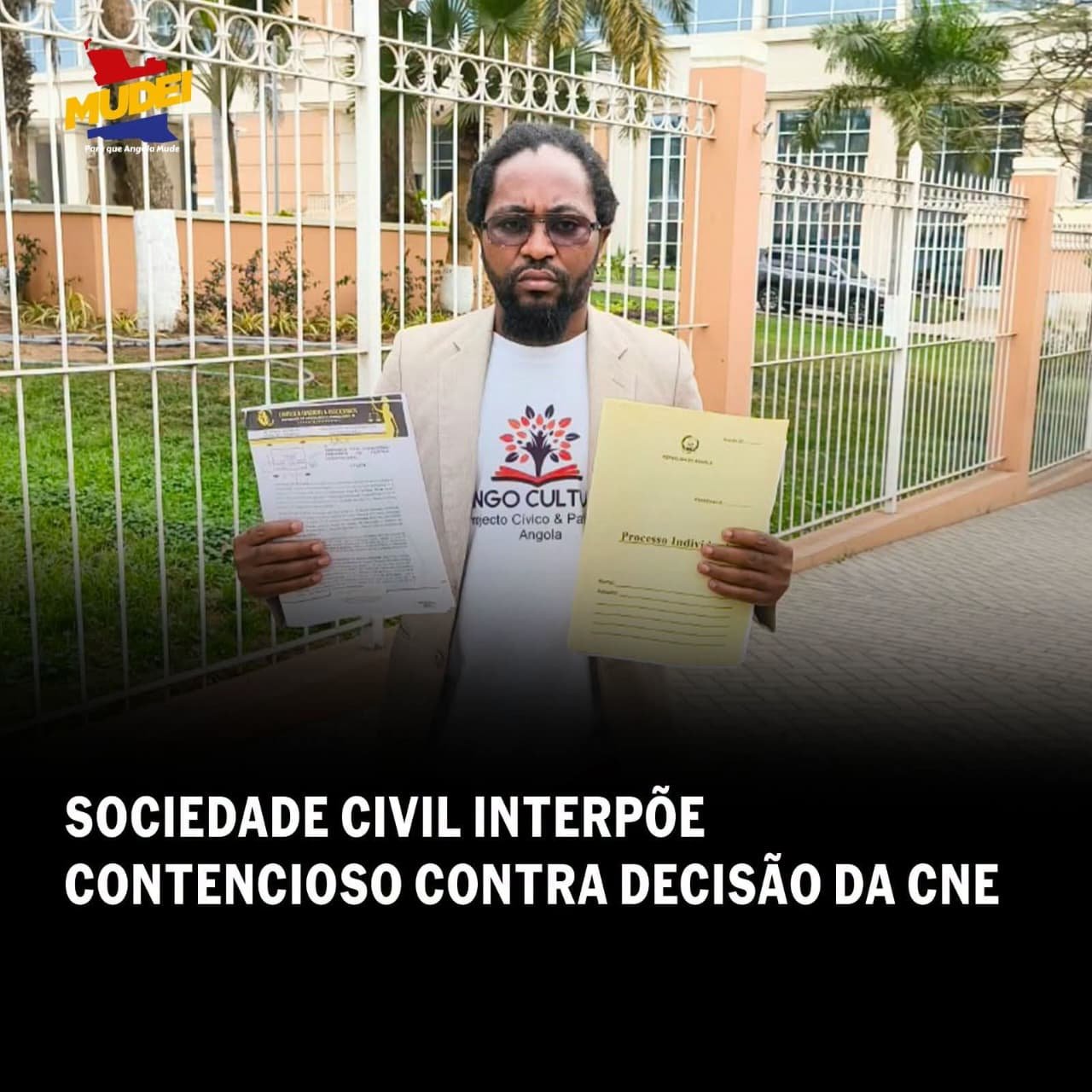 📢 SOCIEDADE CIVIL INTERPÕE CONTENCIOSO CONTRA DECISÃO DA CNE